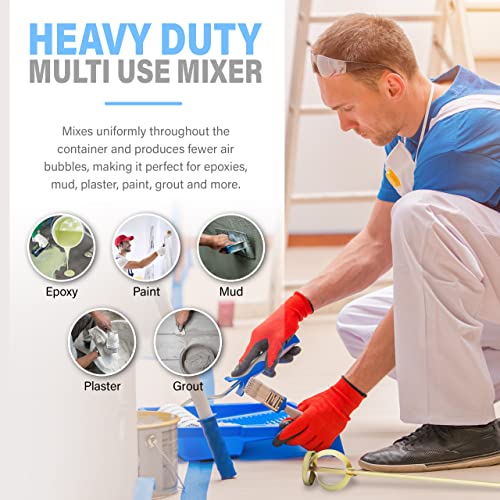 Paint Mixer for Drill, 1-5 Gallon Bucket, Paint Stirrer for Drill - size: 5 Gallon (Small Head)