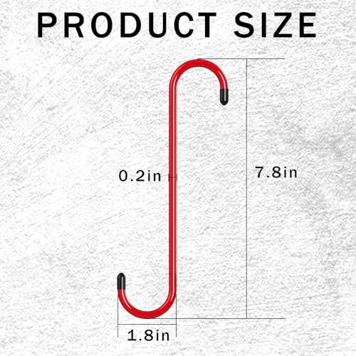 BFXM 4PCS Brake Caliper Hanger Caliper Hangers Hooks with Rubber Tips - color: Red-4PCS