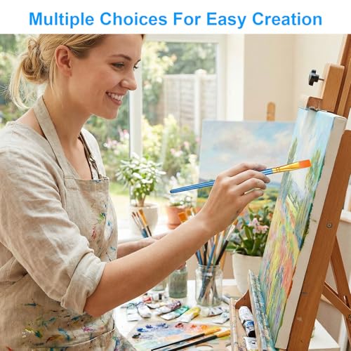 30 Pcs (3×10 Pack) Acrylic Paint Brushes Set, Fine Detailing