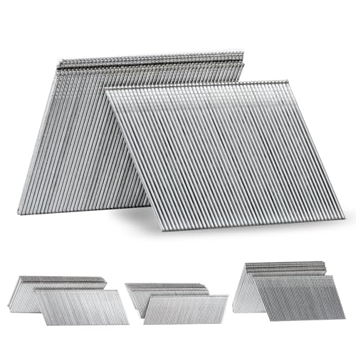 16 Gauge 20 Degree Angled Finish Nails 2-1/2" 2000-Pack Galvanized - size: 2-1/2"-2000 pcs