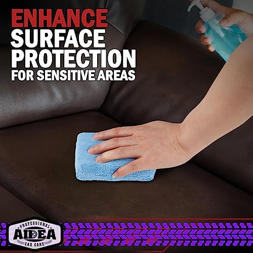 AIDEA Microfiber Applicator Pad-104PK, Car Wash Sponge, Blue - color: Light Blue, size: 104 PK