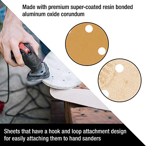 Dura-Gold Premium Triangle Oscillating Mouse Sanding Sheets - 400 Grit (Box - size: 400-Grit