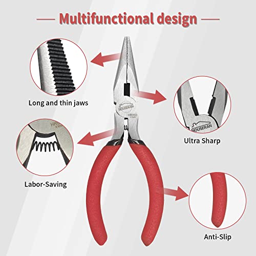 Needle Nose Pliers, 5 Inch, 10 Pack, Jewelry Making Tools - color: 10 Pcs