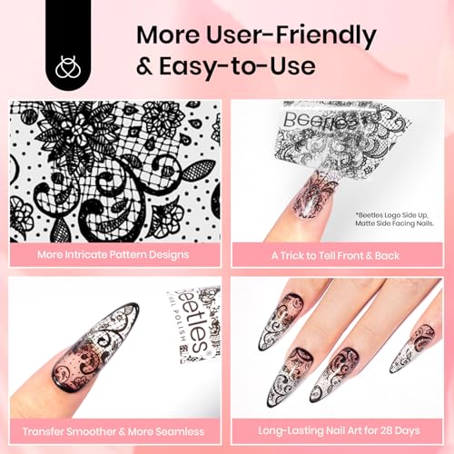 Beetles Nail Art Foil Glue 2 x 15 ml, Soak-Off UV/LED Gel Polish Adhesive - color: B-Clear-2