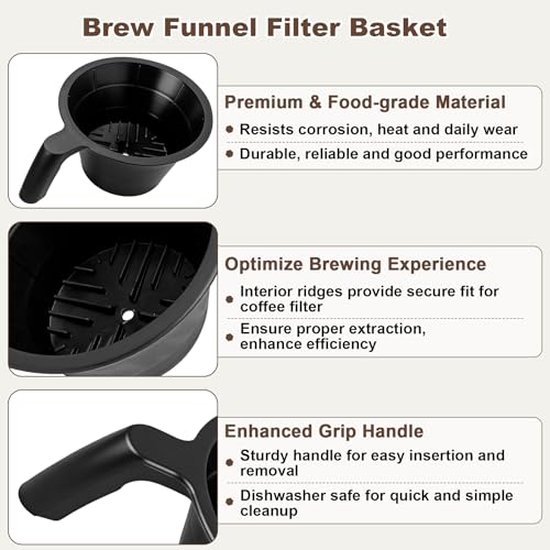 Coffee Brew Funnel Basket Replacement for Bunn Coffee Funnel 38766.0002 - size: 38766.0002 Brew Funnel