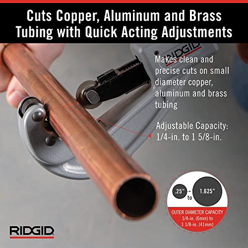 Ridgid 151 1/4" to 1-5/8" Quick Acting Tubing Cutter, Small - size: Small