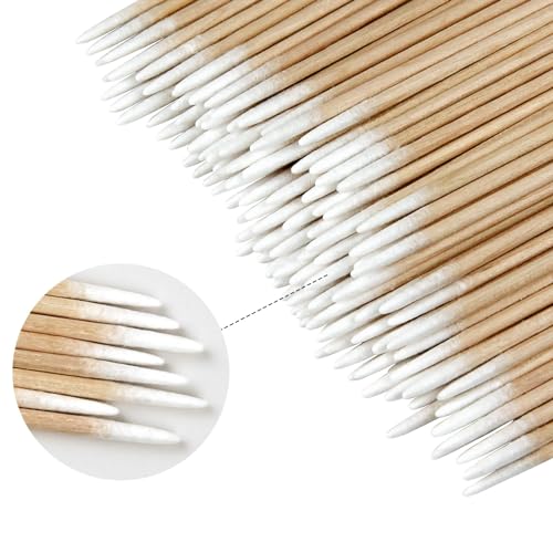 Eyxformula 1000 Count Pointed Cotton Swabs, FSC Certified Wooden Sticks - color: 1000 pcs