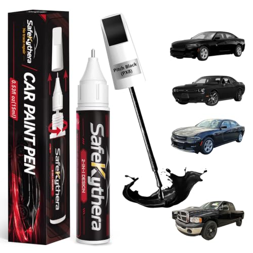 Pitch Black(PX8) Touch Up Paint Pen for Dodge - color: Pitch Black(PX8)