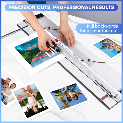 32" Mat Cutter, Mat Board Cutter w/Adjustable Bevel & Straight Heads