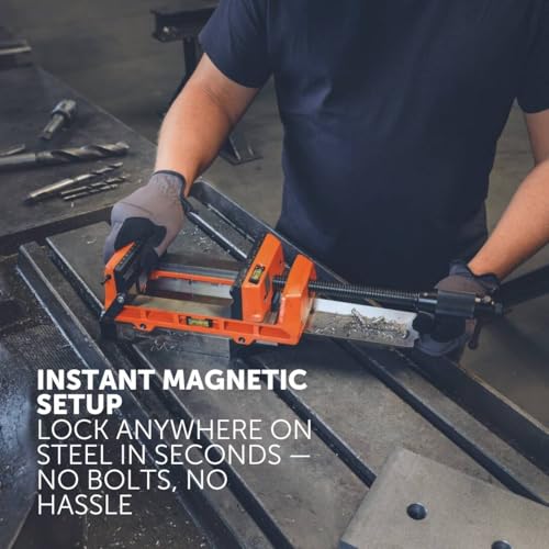 Fein VersaMAG Magnetic Vice 160 L Set - size: 2-3/8"