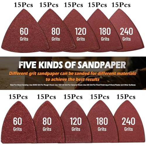 Multitool Sanding Pads (158 + 4 Blades kit) - size: 158 + 4 Blades kit