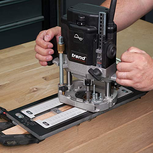 Trend Adjustable Trade Lock Jig for Mortice Lock and Latch Faceplates, LOCK/JIG/B - style: Modern