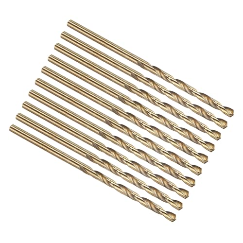PATIKIL #43 Drill Bit Micro 4341 High-Speed Steel for Thin Metal 10 Pack - size: #43
