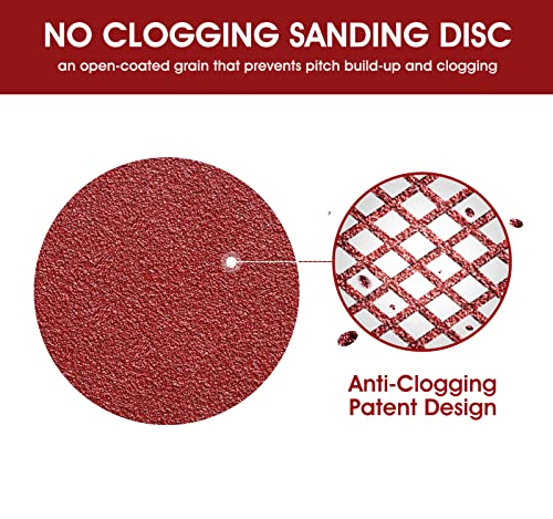 S SATC 150PCS 5 Inch 8 Holes Dustless Hook and Loop Sanding Discs, 240 Grit Sandpaper for Random Orbital Sander - style: 150PCS 5 Inch 240 Grit