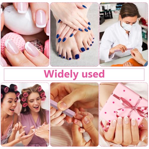 Mudder 20 Pcs Stone Nail File Pumice Stick for Nail Buffing Tool,4 Colors - color: 4 Colors