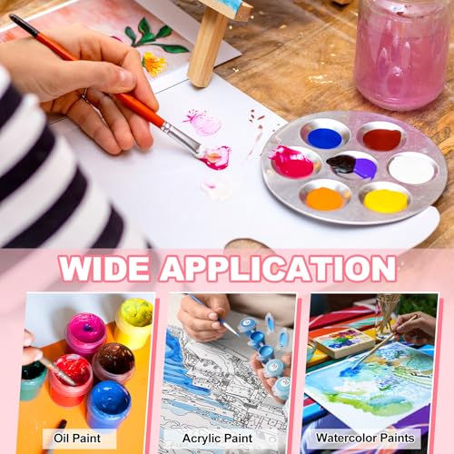 MECCANIXITY Aluminum Paint Tray Palette 10 Well Paint Mixing Pallet