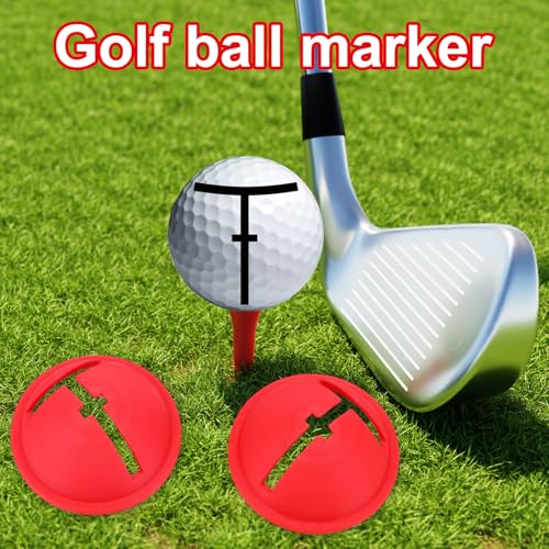 3pcs Golf Ball Marker Set, Golf Ball Line Marker Tool with Marking Pen