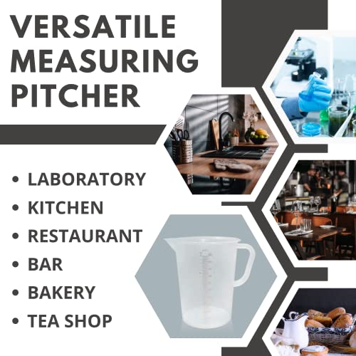 Plastic Graduated Measuring and Mixing Pitcher, 2000ml - size: 2 Liter