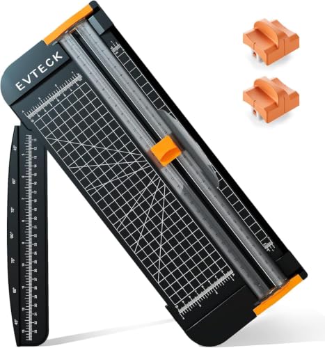 Evteck A4 Paper Cutter Slider Trimmer for Cardstock Photo Vinyl - color: Black