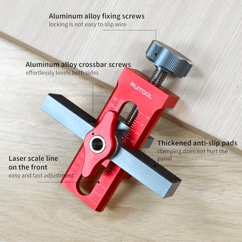 RUITOOL 2-in-1 Cabinet Door Mounting Jig for Frameless Cabinets Only - style: Upgraded model