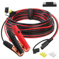 CUZEC 14FT/4.27m 14AWG 20A Battery Alligator Clip to SAE Connector/12V SAE Quick Release Adapter to Alligator Clips Quick Disconnect Cable