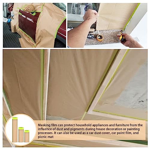 2 Pack Masking Paper, 20" X 100feet, Tape and Drape - style: 2 pack
