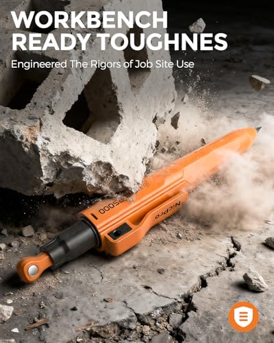 Nicpro 7-in-1 CP5000 Magnetic Carpenter Pencils with Sharpener,Yellow - style: Orange