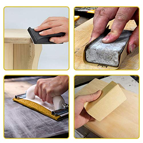 LotFancy 80 Grit PSA Sandpaper Roll, Self Adhesive Sticky Back Longboard Sand Paper, 2-3/4" Wide by 21.9 Yard Long, Aluminum Oxide Sanding Roll, for Automotive and Woodworking - size: 80 Grit
