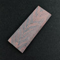 1-Piece G10 Knife Handle Material Block - 5 Color Damascus Pattern Options for DIY Knife/Gun Handle Crafting. 5.1"x1.7"x0.3" Precision Cut (Black&Red) - color: Black&Red