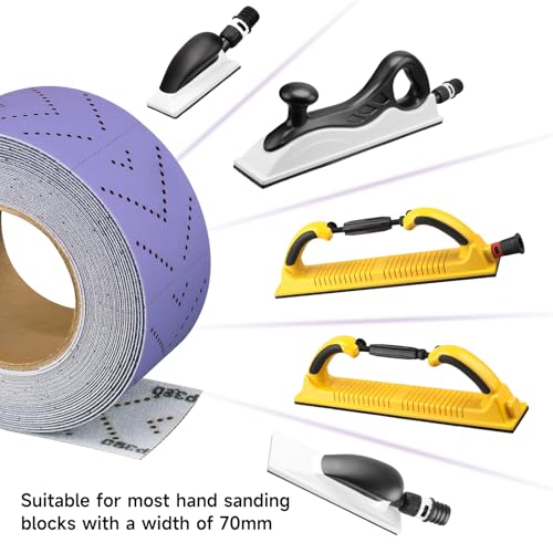 Purple Ceramic Sandpaper Roll 80 Grit 2-3/4" x 13 Yard - style: 80 Grit