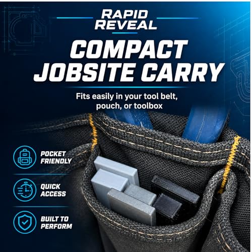 Rapid Reveal - Trim Reveal Tool - 3/16" Trim Gauge - Door Reveal Marking Tool - Durable ABS Plastic - Accurate Jamb Marking - Finish Carpentry & Woodworking Tool - Made in The USA (3/16 Inch Spacer) - size: 3/16 Inch