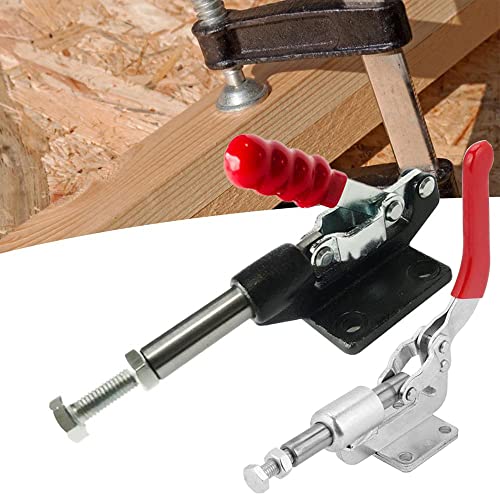 Utoolmart Adjustable Toggle Clamp, Pull Button Quick-Release Push Pull Action Toggle Clamp 99 Lbs Capacity High Carbon Steel GH-301-A Toggle Clamp 5 Pcs - size: GH-301-A 5pcs