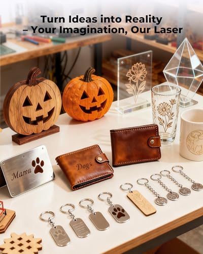 ACMER S1 Laser Engraver Machine, 6000mW Lazer Cutter for Wood and Acrylic - color: Silver, White-6