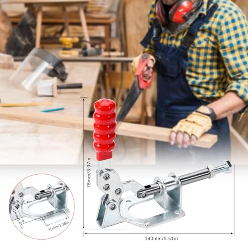 4-Pack, 302F Push Pull Toggle Clamp, 300 lb Holding Capacity - style: 302F,4PK