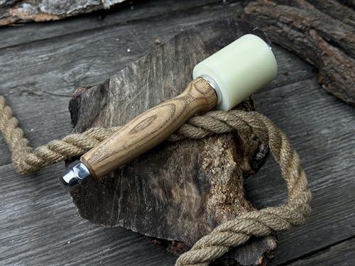 Sharky Nylon Head Mallet Hammer with Ash Handle 8.46 in