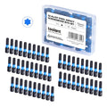 toolant 50PCS T25 1" Impact Torx Bits S2 Steel - size: T25(1"*50pcs)