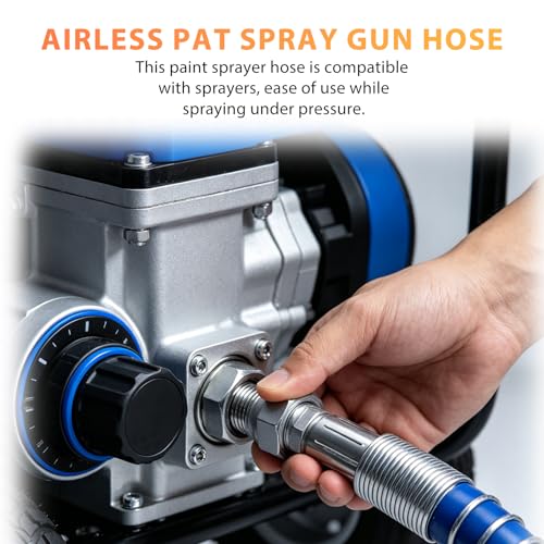 30Ft Airless Paint Sprayer Hose 1/4, 5800 PSI High Pressure - size: 30FT