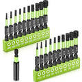 20pcs (Metric&SAE) Impact Hex Head Bits, 2" Allen Wrench Drill Bit Set - color: Green, size: 2" Hex Bits