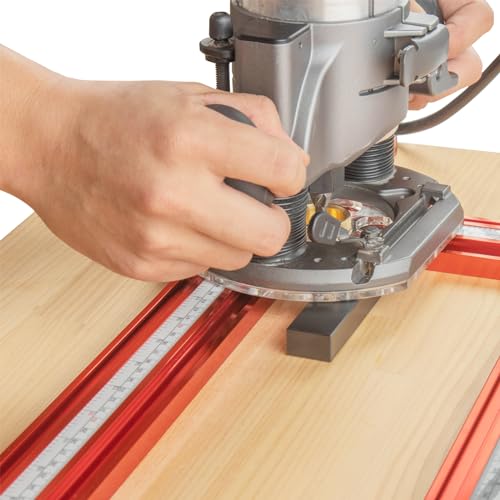 Juice Groove Router Jig, 23.6-Inch Adjustable Square Template