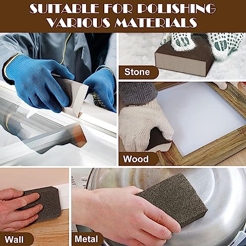 8pcs Mix Grit Sanding Block - 60/80/120/220 Grit - size: 60/80/120/220 Girts