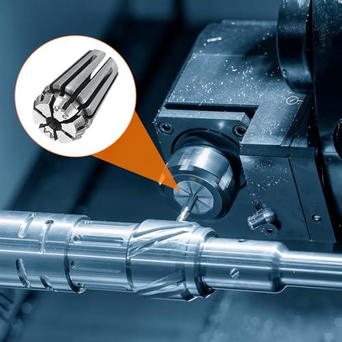 HARFINGTON Spring Collet Chuck ER8 2.5mm 65Mn Spring Steel Precision Router Collets for CNC Engraving Milling Lathe Tool - size: ER8 x 2.5mm