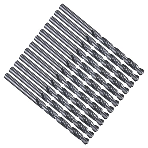 PATIKIL #16 Drill Bit Micro M2 High-Speed Steel 135° for Metal 12 Pack - size: #16 (4.496mm）