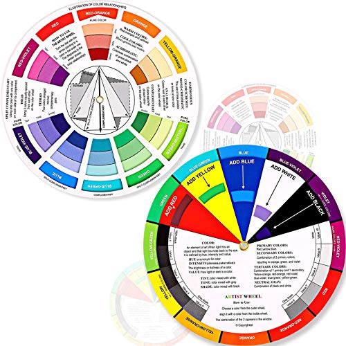 Outus 2 Pcs Creative Color Wheel,5.5 Inch/ 14 Cm - size: 5.5 Inch/ 14 cm