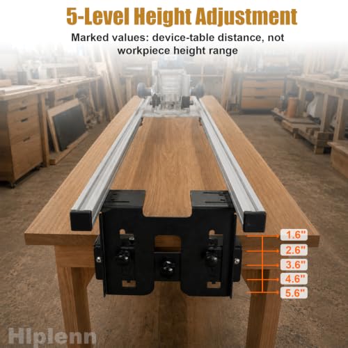 50 Inch Router Sled For Flattening Slabs, Wood Slab Flattening Jig
