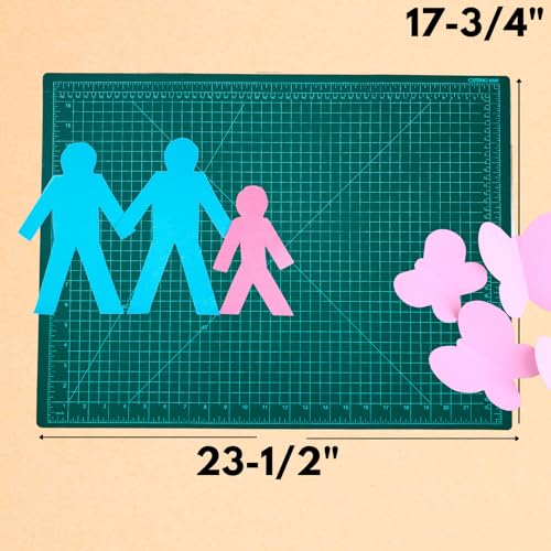 ARTIST'S BEST 18" x 24" Self Healing Cutting Mat | Rotary Cutting Sewing Mat for Craft, Fabric, Scrapbooking Sewing