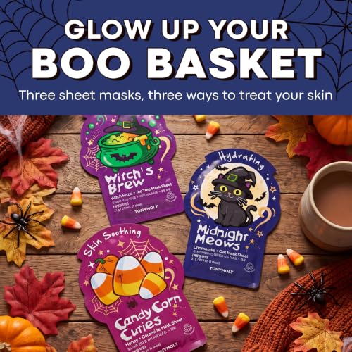TONYMOLY I'm Face Sheet Masks - Hydrating & Soothing Korean Skincare - color: Halloween, 9 Pack