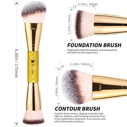 DUcare Dual-Ended Foundation Brush - color: D04