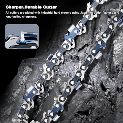 3-Pack 18 Inch Chainsaw Chain,62 Drive Links 3/8" LP .050" Gauge - size: 18" 62DL 3/8"LP .050" ×3 Pack