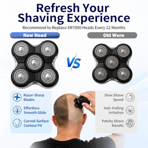 Shaver Replacment Blades Compatible with Remington Balder Pro XR7000 XR1500 - size: 3 pack