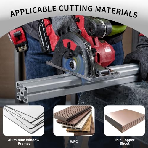 SawWorks 7-1/4" Multi-Purpose Circular Saw Blade for Aluminum & Plastic - size: 7-1/4 Inch 56T